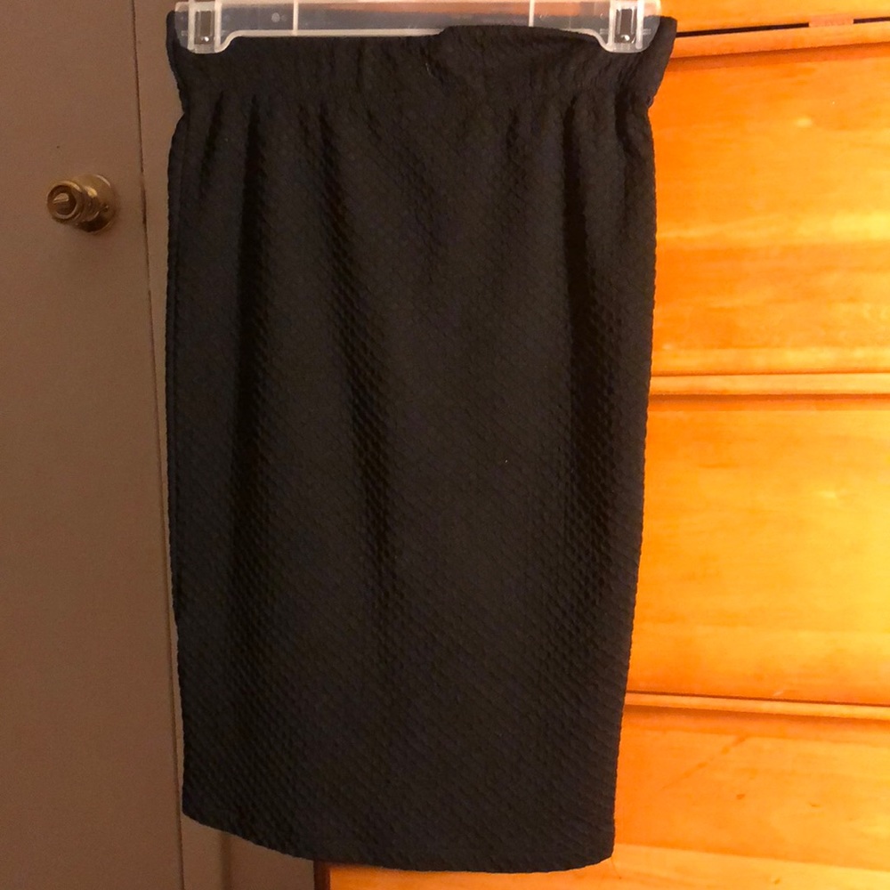Black tube skirt women XS